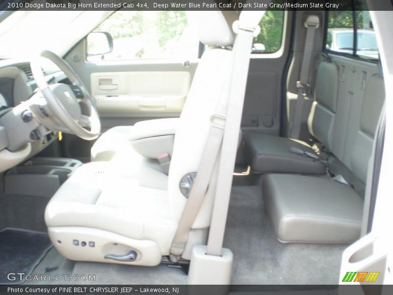 Deep Water Blue Pearl Coat / Dark Slate Gray/Medium Slate Gray 2010 Dodge Dakota Big Horn Extended Cab 4x4