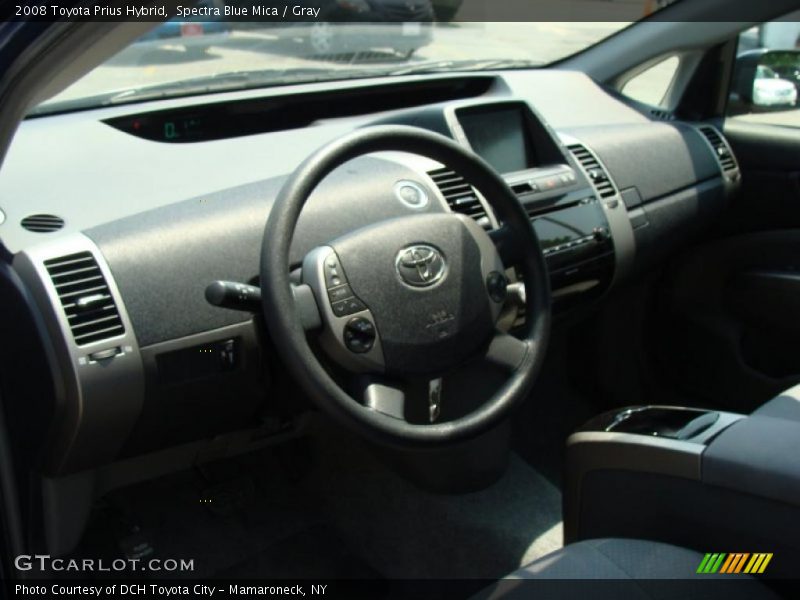 Spectra Blue Mica / Gray 2008 Toyota Prius Hybrid