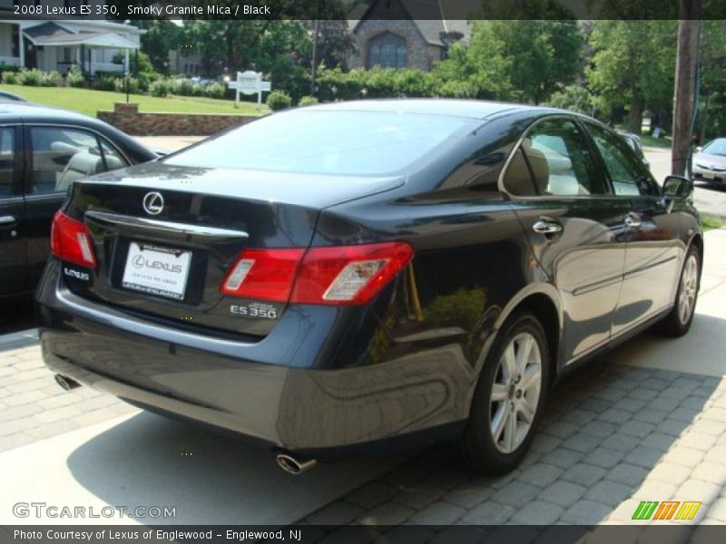Smoky Granite Mica / Black 2008 Lexus ES 350