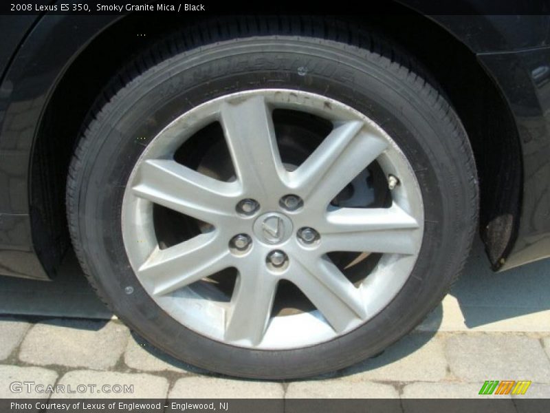 Smoky Granite Mica / Black 2008 Lexus ES 350