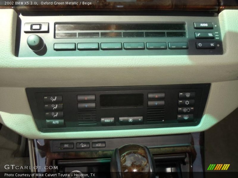 Oxford Green Metallic / Beige 2002 BMW X5 3.0i