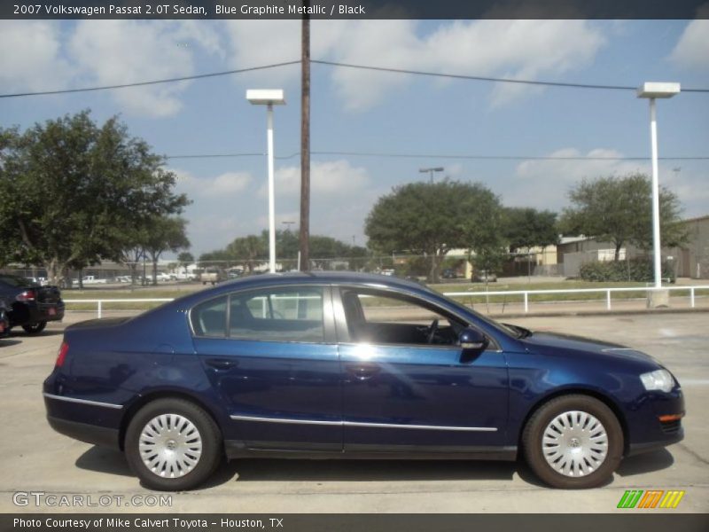 Blue Graphite Metallic / Black 2007 Volkswagen Passat 2.0T Sedan