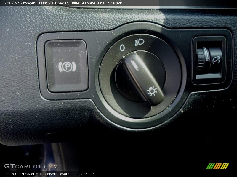 Blue Graphite Metallic / Black 2007 Volkswagen Passat 2.0T Sedan