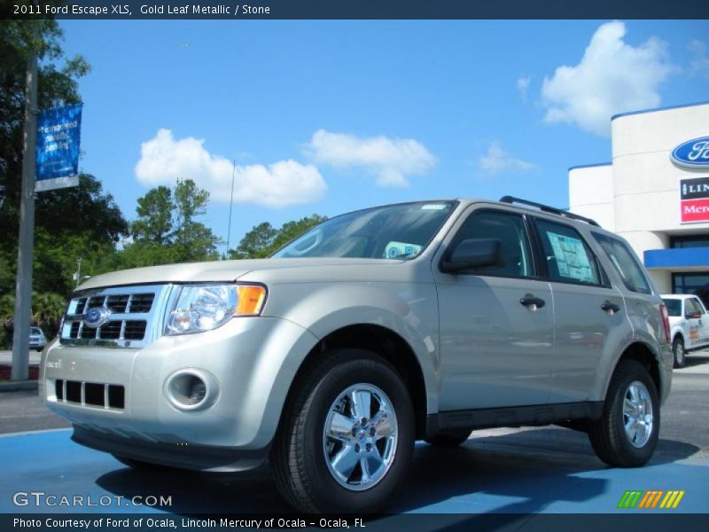 Gold Leaf Metallic / Stone 2011 Ford Escape XLS
