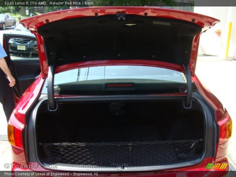Matador Red Mica / Black 2010 Lexus IS 250 AWD