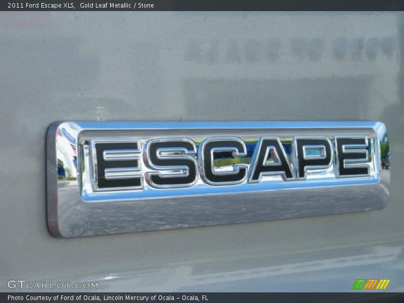 Gold Leaf Metallic / Stone 2011 Ford Escape XLS