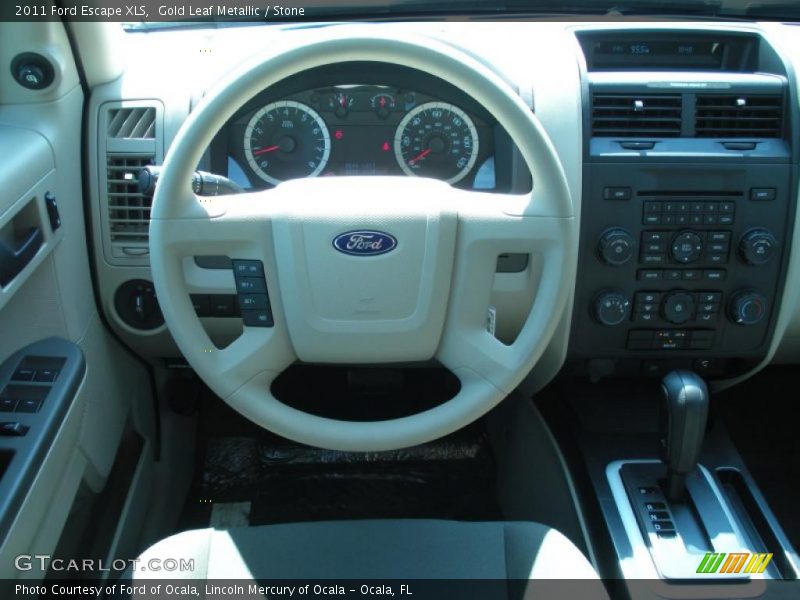 Gold Leaf Metallic / Stone 2011 Ford Escape XLS