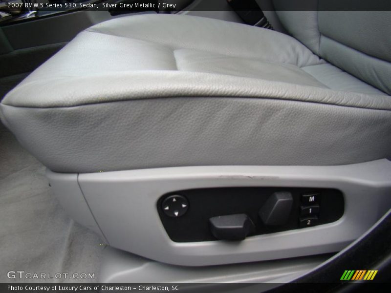 Silver Grey Metallic / Grey 2007 BMW 5 Series 530i Sedan