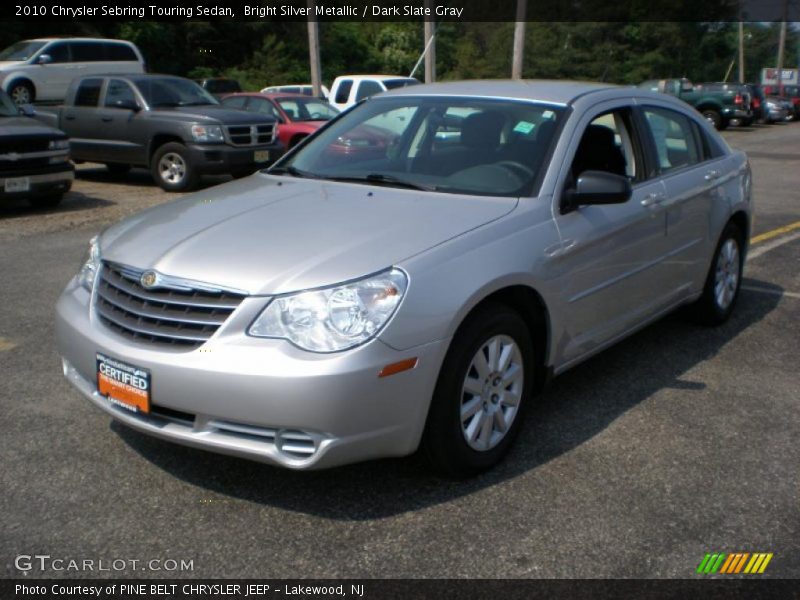 Bright Silver Metallic / Dark Slate Gray 2010 Chrysler Sebring Touring Sedan