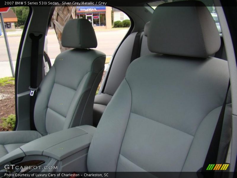 Silver Grey Metallic / Grey 2007 BMW 5 Series 530i Sedan