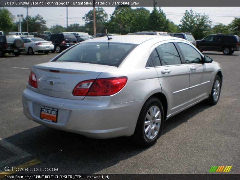 Bright Silver Metallic / Dark Slate Gray 2010 Chrysler Sebring Touring Sedan