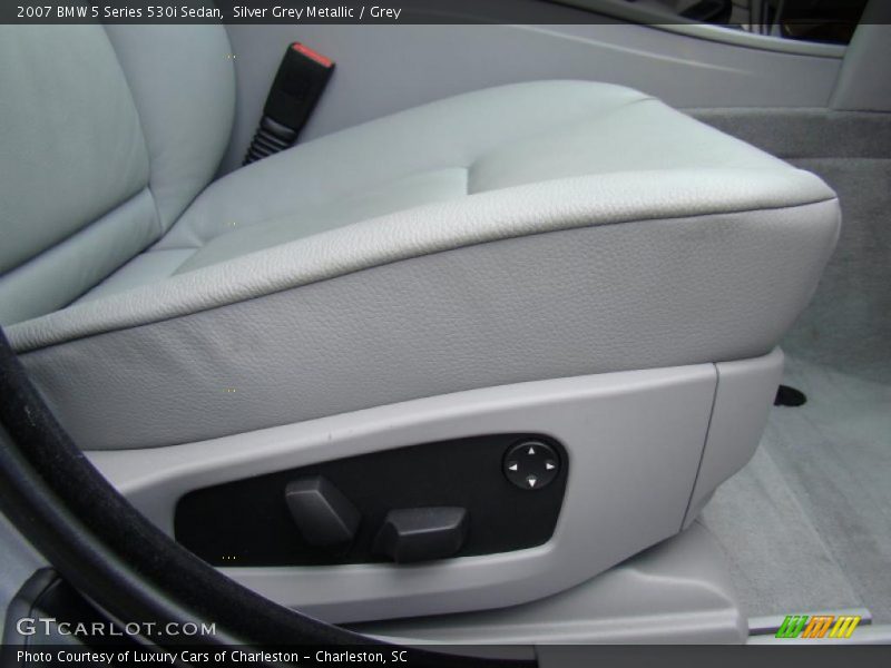 Silver Grey Metallic / Grey 2007 BMW 5 Series 530i Sedan