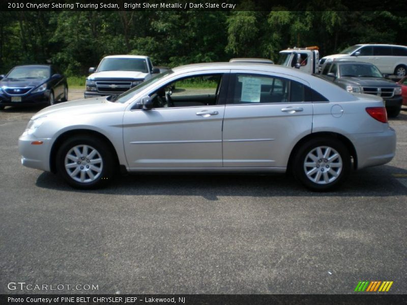 Bright Silver Metallic / Dark Slate Gray 2010 Chrysler Sebring Touring Sedan