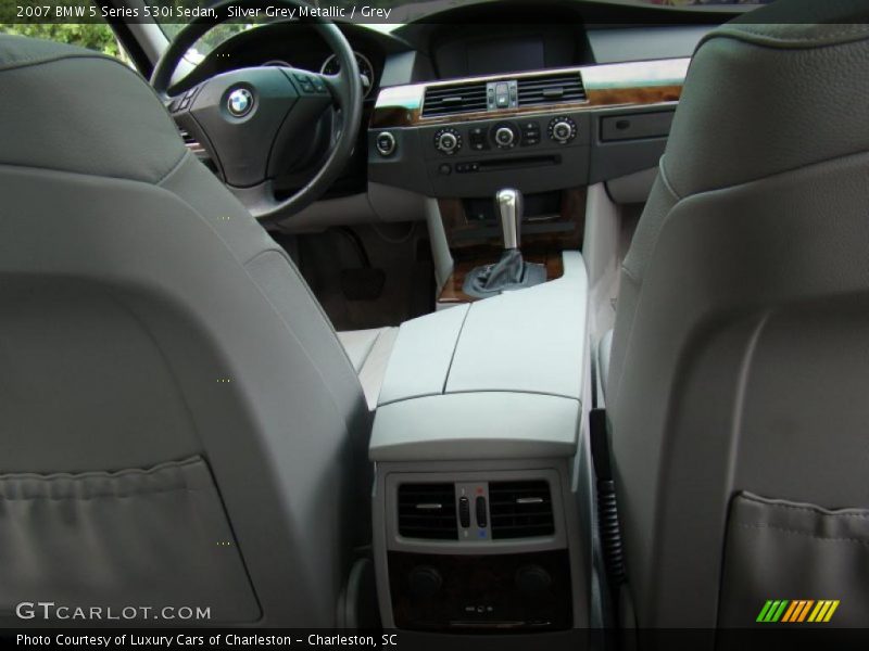 Silver Grey Metallic / Grey 2007 BMW 5 Series 530i Sedan
