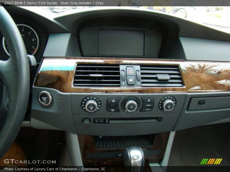 Silver Grey Metallic / Grey 2007 BMW 5 Series 530i Sedan