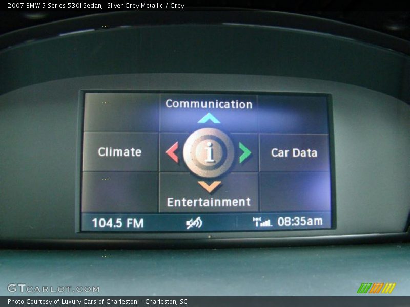 Silver Grey Metallic / Grey 2007 BMW 5 Series 530i Sedan