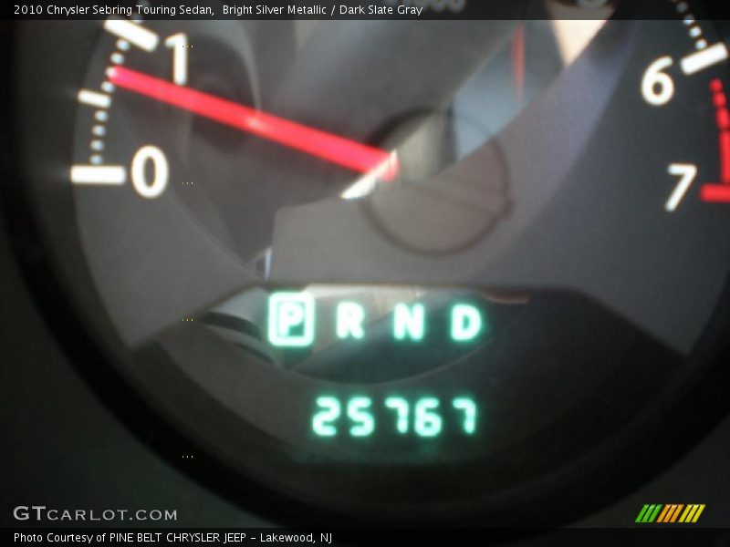 Bright Silver Metallic / Dark Slate Gray 2010 Chrysler Sebring Touring Sedan