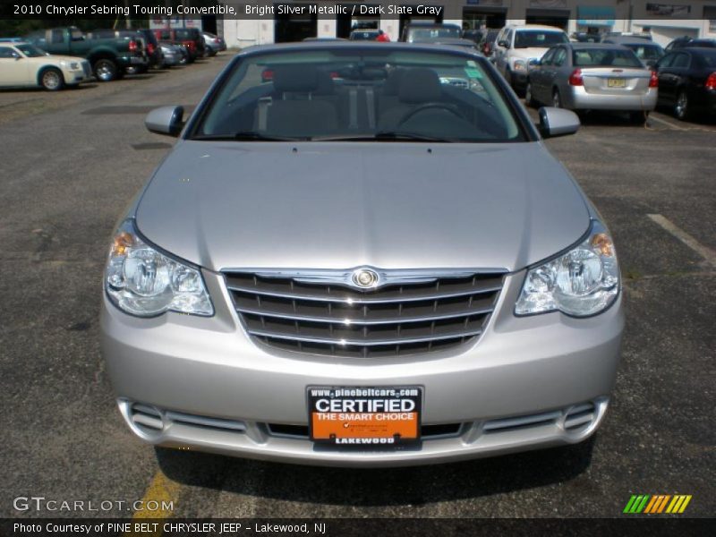 Bright Silver Metallic / Dark Slate Gray 2010 Chrysler Sebring Touring Convertible