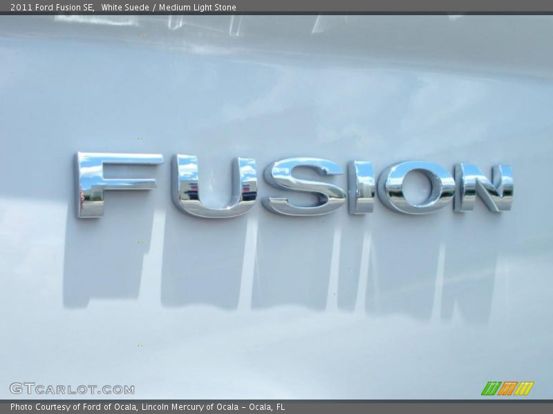 White Suede / Medium Light Stone 2011 Ford Fusion SE