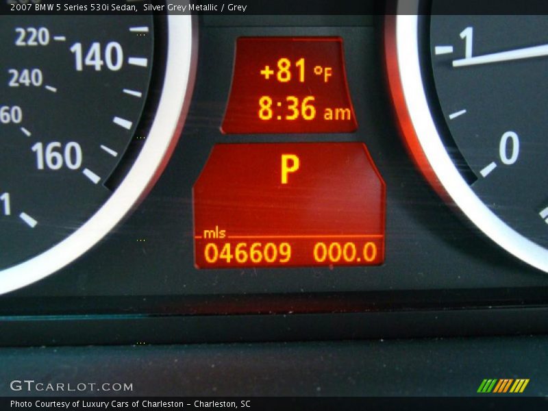 Silver Grey Metallic / Grey 2007 BMW 5 Series 530i Sedan