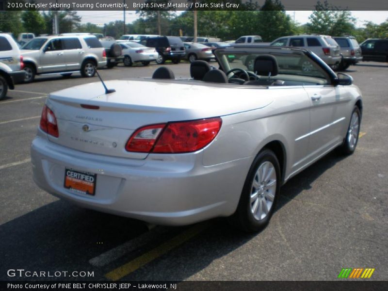 Bright Silver Metallic / Dark Slate Gray 2010 Chrysler Sebring Touring Convertible