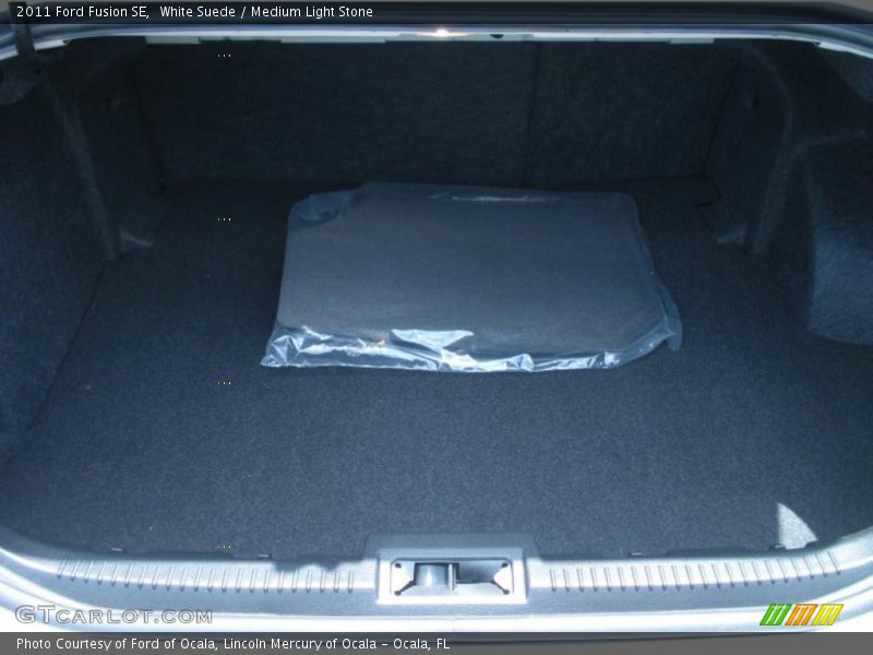 White Suede / Medium Light Stone 2011 Ford Fusion SE