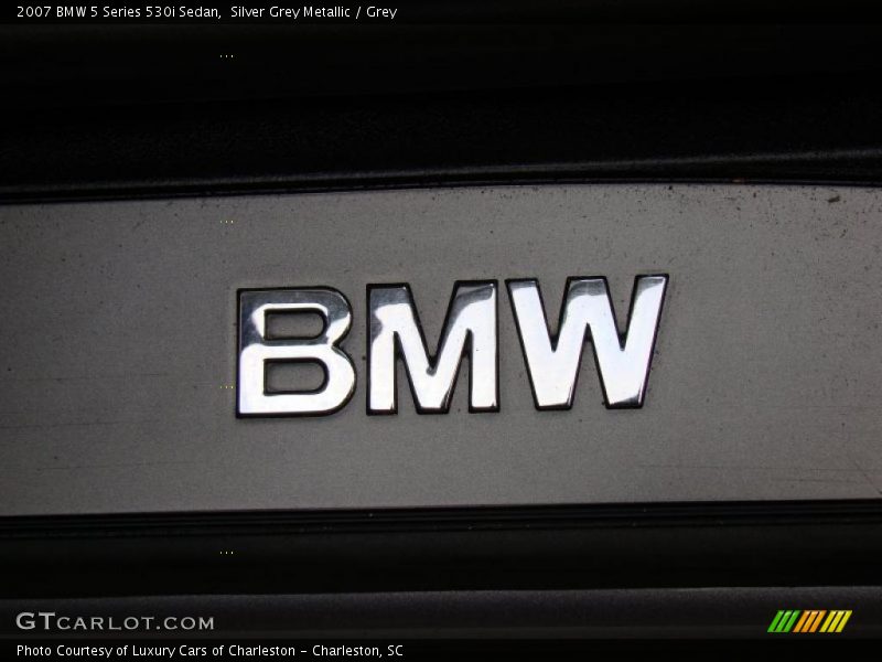 Silver Grey Metallic / Grey 2007 BMW 5 Series 530i Sedan