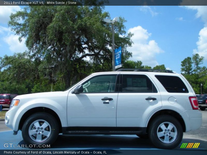 White Suede / Stone 2011 Ford Escape XLT V6
