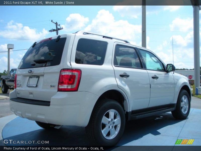 White Suede / Stone 2011 Ford Escape XLT V6