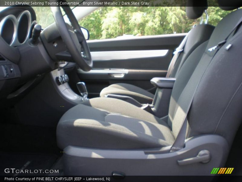 Bright Silver Metallic / Dark Slate Gray 2010 Chrysler Sebring Touring Convertible