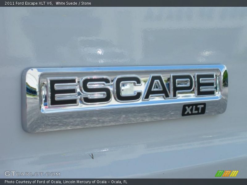 White Suede / Stone 2011 Ford Escape XLT V6