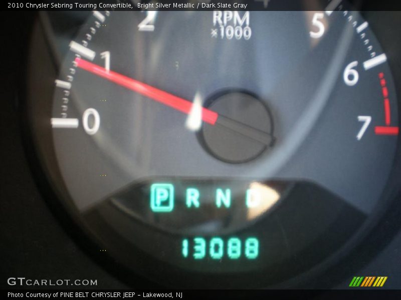 Bright Silver Metallic / Dark Slate Gray 2010 Chrysler Sebring Touring Convertible