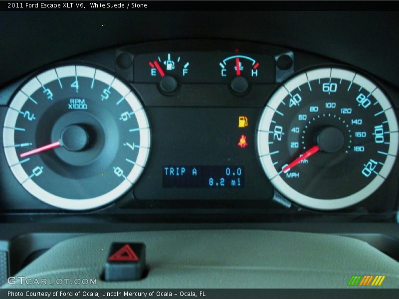 White Suede / Stone 2011 Ford Escape XLT V6