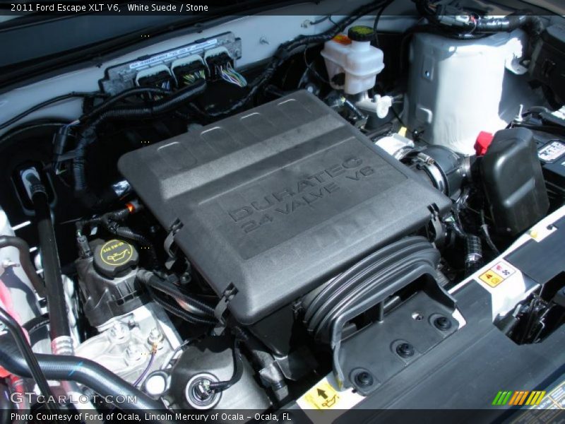 White Suede / Stone 2011 Ford Escape XLT V6