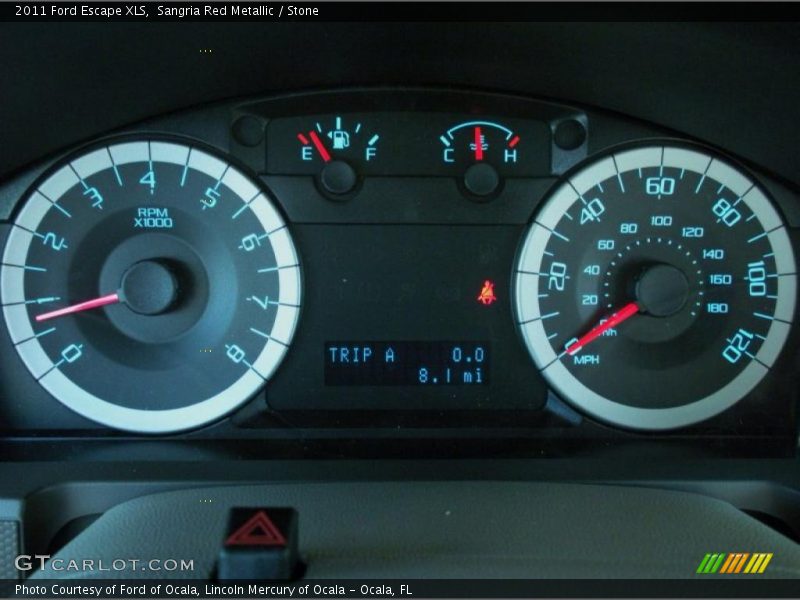 Sangria Red Metallic / Stone 2011 Ford Escape XLS