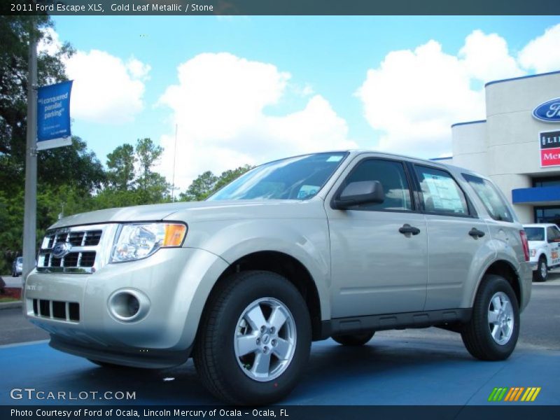 Gold Leaf Metallic / Stone 2011 Ford Escape XLS