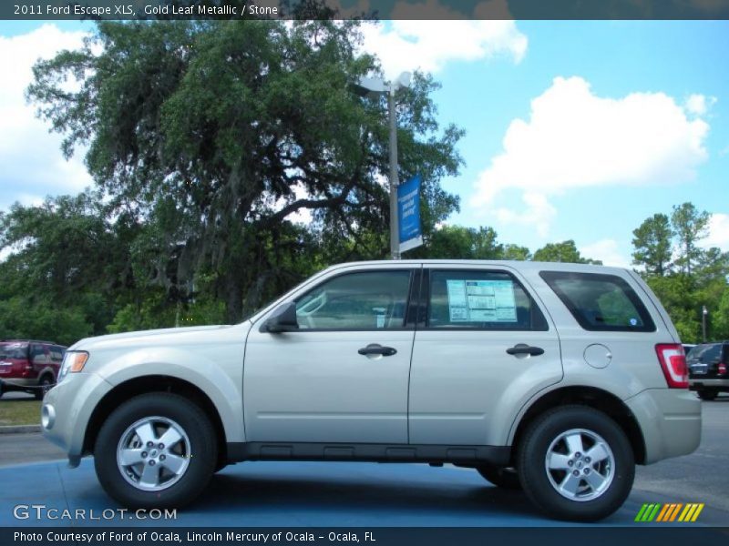 Gold Leaf Metallic / Stone 2011 Ford Escape XLS