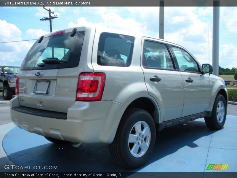 Gold Leaf Metallic / Stone 2011 Ford Escape XLS