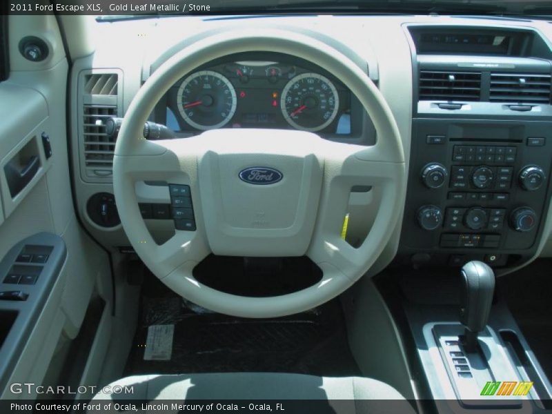 Gold Leaf Metallic / Stone 2011 Ford Escape XLS