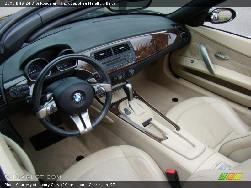 Beige Interior - 2006 Z4 3.0i Roadster 
