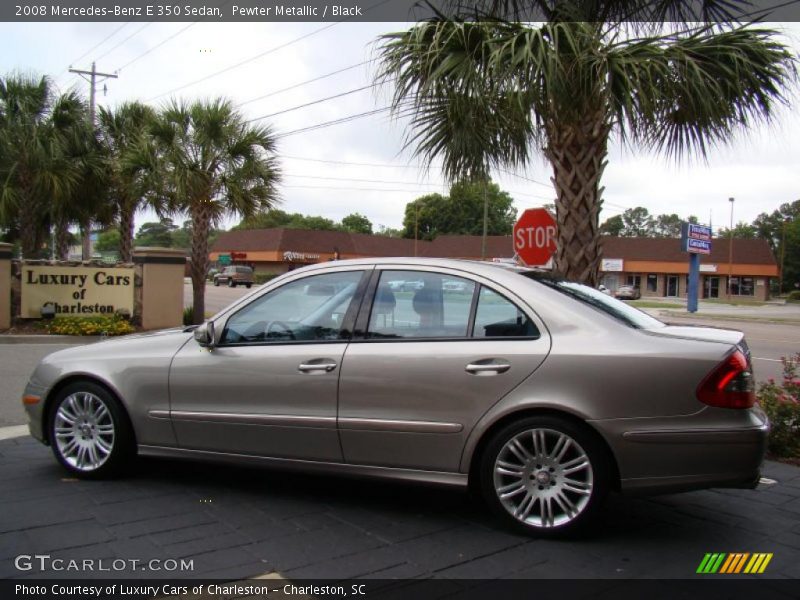 Pewter Metallic / Black 2008 Mercedes-Benz E 350 Sedan