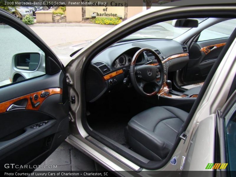 Pewter Metallic / Black 2008 Mercedes-Benz E 350 Sedan