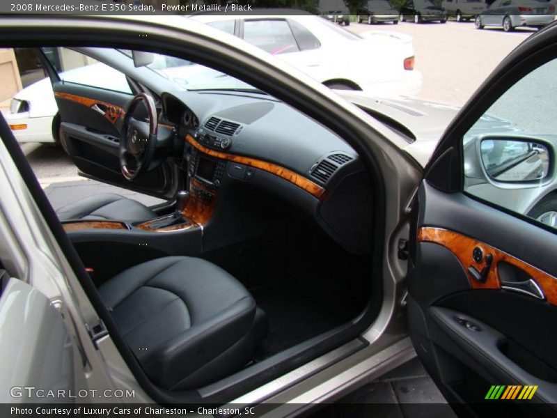 Pewter Metallic / Black 2008 Mercedes-Benz E 350 Sedan
