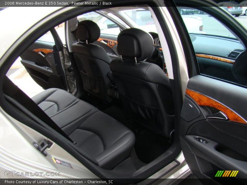 Pewter Metallic / Black 2008 Mercedes-Benz E 350 Sedan