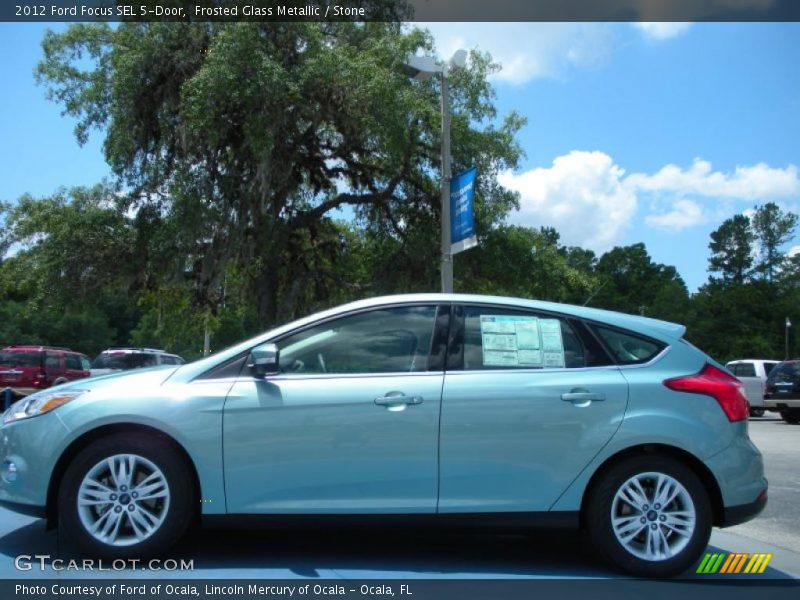 Frosted Glass Metallic / Stone 2012 Ford Focus SEL 5-Door