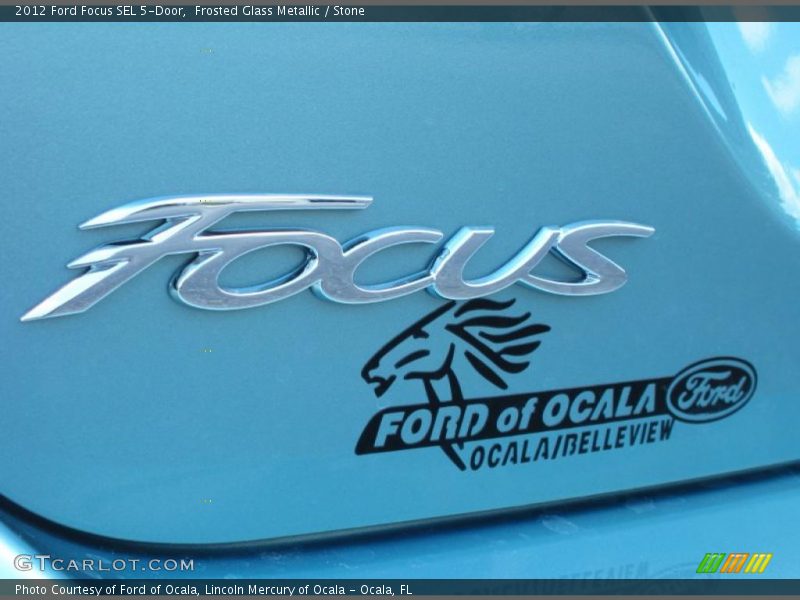 Frosted Glass Metallic / Stone 2012 Ford Focus SEL 5-Door