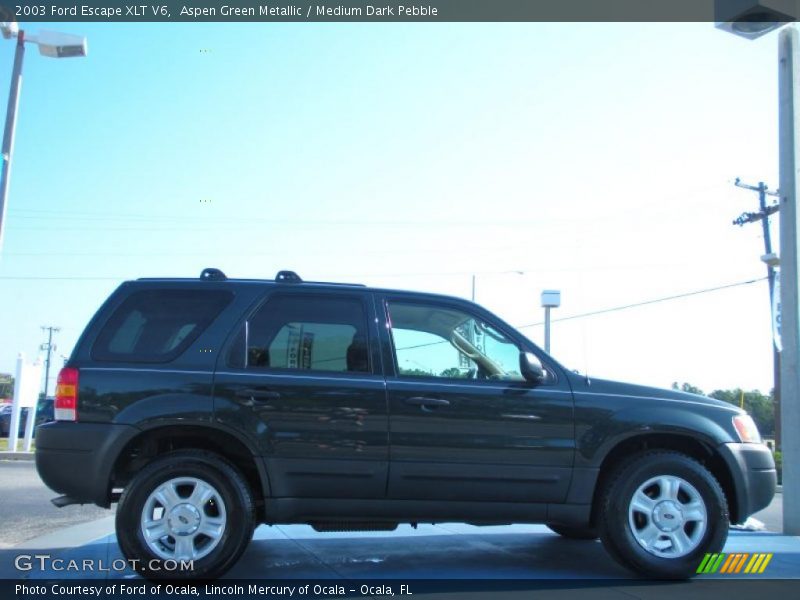 Aspen Green Metallic / Medium Dark Pebble 2003 Ford Escape XLT V6