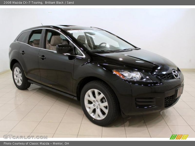 Brilliant Black / Sand 2008 Mazda CX-7 Touring