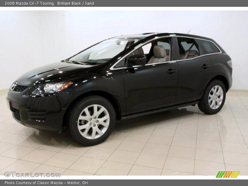 Brilliant Black / Sand 2008 Mazda CX-7 Touring
