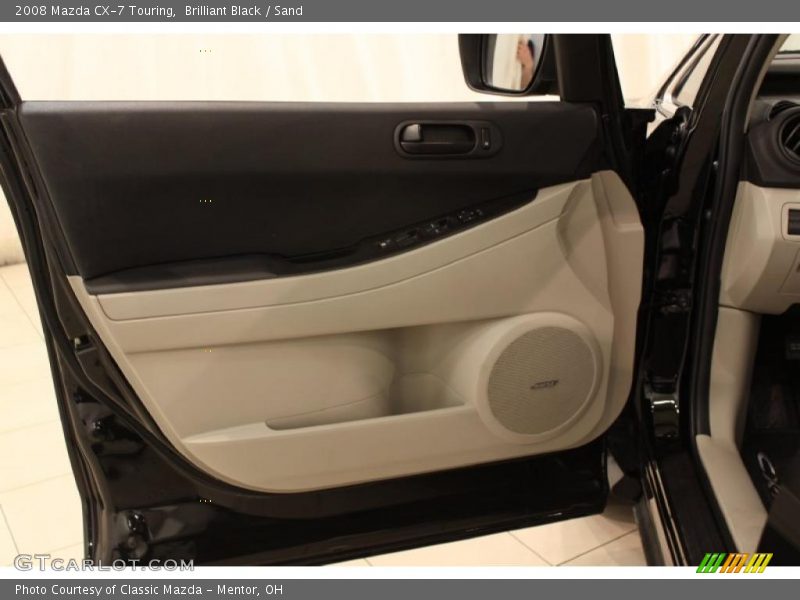 Brilliant Black / Sand 2008 Mazda CX-7 Touring